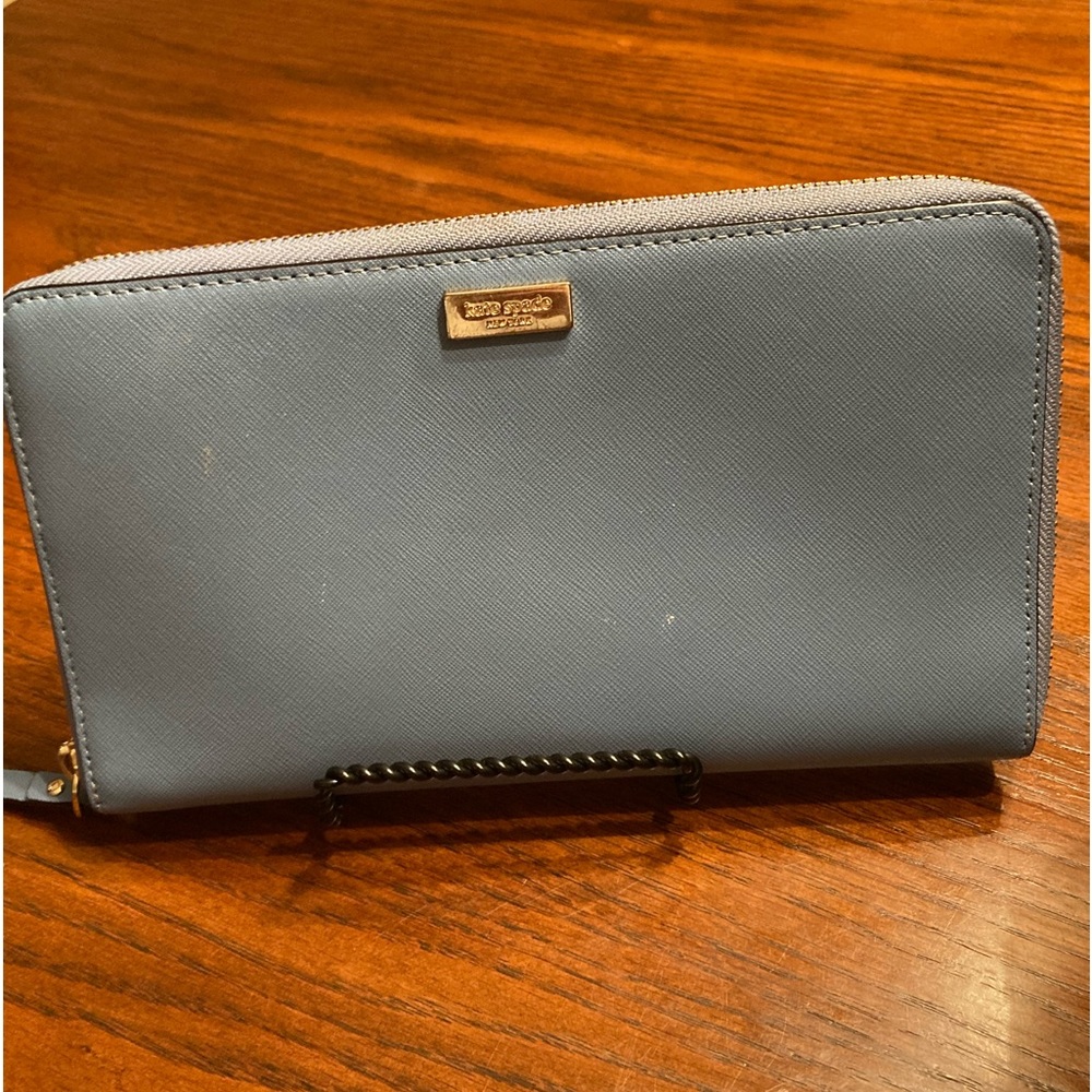 Kate Spade XL Periwinkle wallet